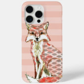 Geschilderd Fox Abstract Patroon Case-Mate iPhone Case (Achterkant)