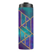 Geschilderd geometrisch thermosbeker (Voorkant)