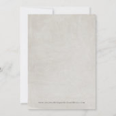 Geschilderd Grijs en Gouden Sparkle sparen de Datu Save The Date (Achterkant)