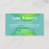 Geschilderd groen Visitekaartje (Achterkant)