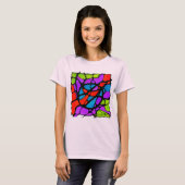 Geschilderd licht t-shirt (Voorkant volledig)