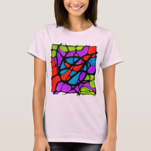 Geschilderd licht t-shirt (Voorkant)