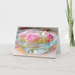 Geschilderd nam het Lege Wenskaart van de Kom toe Kaart