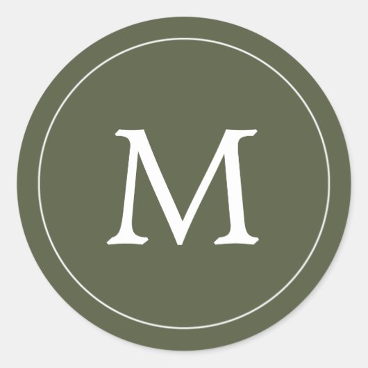 Geschilderd  Roos Boho bruiloft Ronde Sticker (Voorkant)