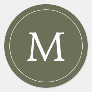 Geschilderd  Roos Boho bruiloft Ronde Sticker