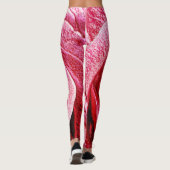 GESCHILDERD ROOS LOKAAL MEISJE LEGGINGS (Achterkant)