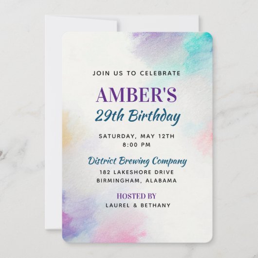 Geschilderd zeemeerdag kaart (Voorkant)