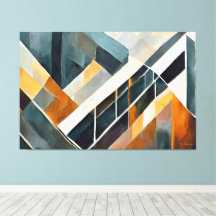 Geschilderde abstracte kunst aardetoon 