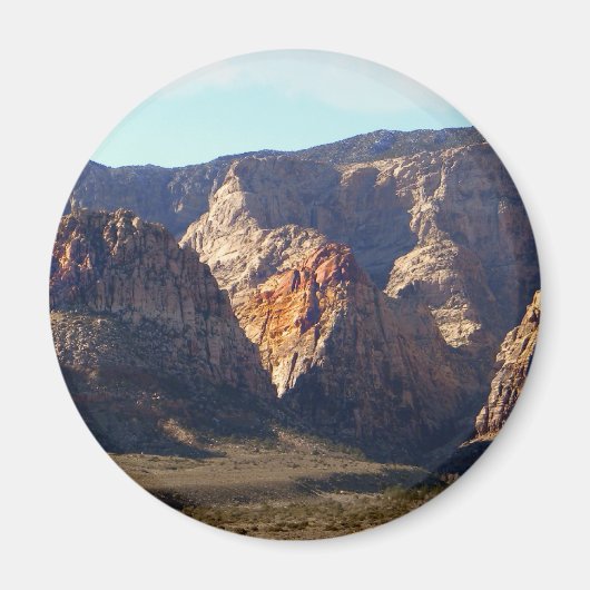 Geschilderde bergen magneet (Voorkant)