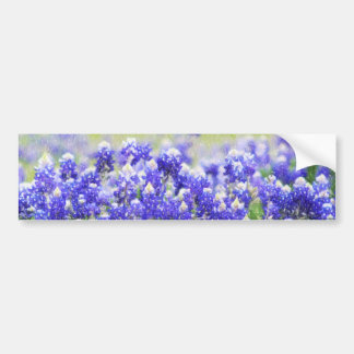 Geschilderde Bluebonnet Lange Sticker