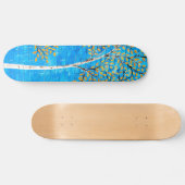 geschilderde bomen skateboard (Horizontaal)