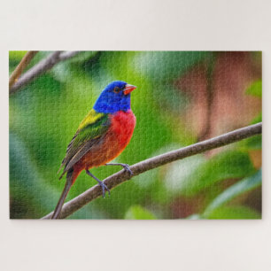 Geschilderde Bunting puzzel