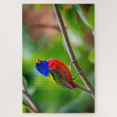 Geschilderde Bunting puzzel Legpuzzel (Verticaal)