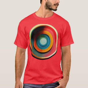 geschilderde concentrische cirkels 14 t-shirt