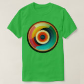 geschilderde concentrische cirkels 15 t-shirt (Design voorkant)