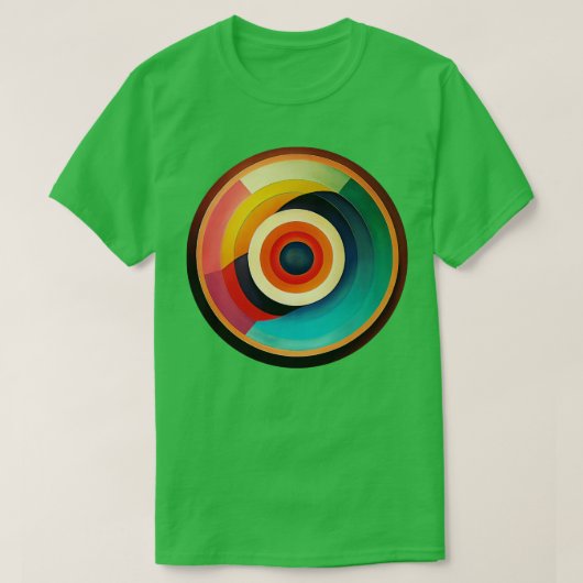 geschilderde concentrische cirkels 15 t-shirt (Design voorkant)