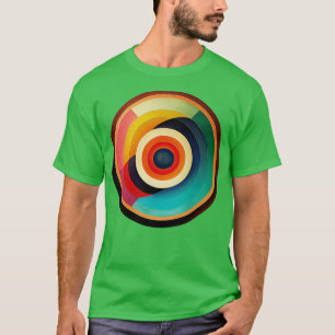 geschilderde concentrische cirkels 15 t-shirt