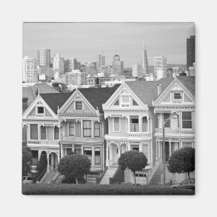 Geschilderde dames: San Francisco Magnet Magneet