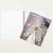 Geschilderde engel en Mauve Fairy Planner (Display)
