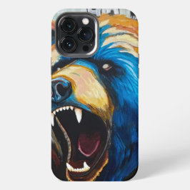 Geschilderde Grizzly iPhone 13 Pro Max Hoesje