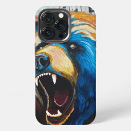 Geschilderde Grizzly iPhone 13 Pro Hoesje