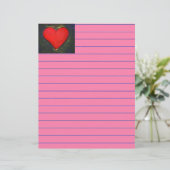 Geschilderde hark (Staand voorkant)