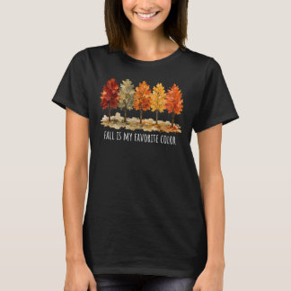 Geschilderde Herfst Is Mijn Favoriete Kleur T-shirt