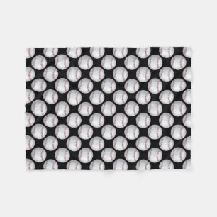 Geschilderde honkbalpatroon fleece deken