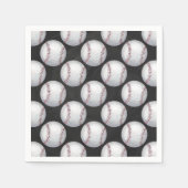 Geschilderde honkbalpatroon servet (Voorkant)
