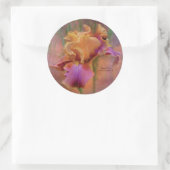 Geschilderde Iris Art Sticker (Tas)