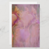 Geschilderde Iris Stationery Briefpapier (Voorkant / Achterkant)