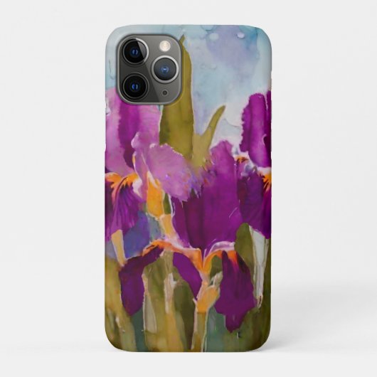 geschilderde irissen voor vrouwelijke touch Case-Mate iPhone case (Achterkant)