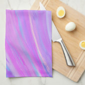 Geschilderde kleuren keukenhanddoek (Quarter Fold)