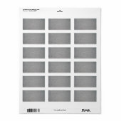 Geschilderde knotty houten textuur etiket (Full Sheet)