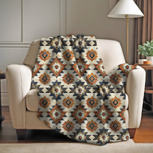 Geschilderde Mesa Aztec Fleece Deken