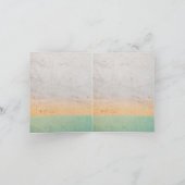 Geschilderde muur in India, groen, geel en wit sm Kaart (Binnen)