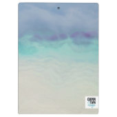 Geschilderde oceaan klembord (Achterkant)