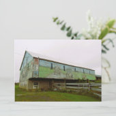 Geschilderde schuur platte Kaart (Staand voorkant)