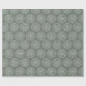 Geschilderde sneeuwvlok Kerstmis Cadeaupapier (Vlak)