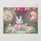Geschilderde Theepartij Briefkaart (Voorkant)