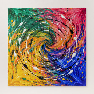 Geschilderde Vortex Legpuzzel