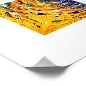 Geschilderde Vortex Poster (Hoek)
