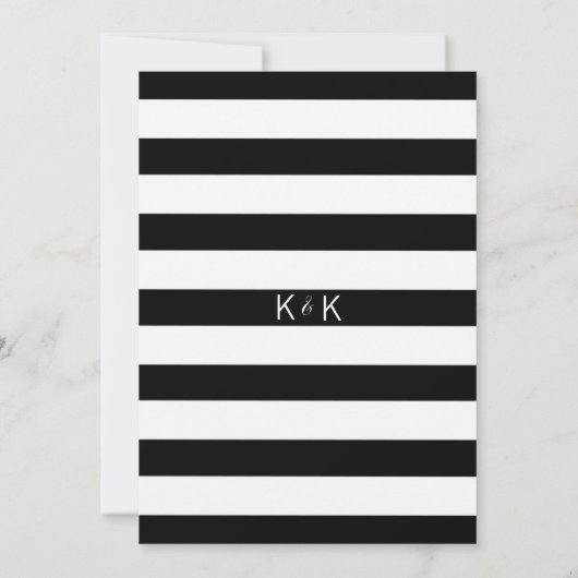 Geschilderde Waterverf Blush Roze Zwart Bloemen Br Kaart (Achterkant)