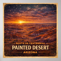 Geschilderde Woestijn Arizona Eeuwfeest