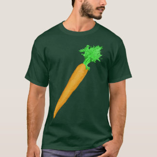 Geschilderde wortel t-shirt