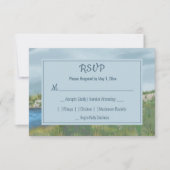 Geschilderde Zeezijde RSVP Kaart (Voorkant)