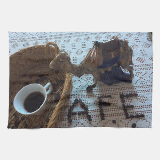 Geschirrtuch Kaffee Liebhaber Coffee Lovers Bistro Theedoek