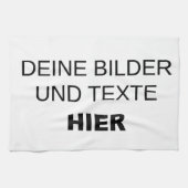 Geschirrtuch komplett selbst gestalten theedoek (Horizontaal)