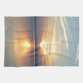 Geschirrtuch Sonnenuntergang am see Theedoek