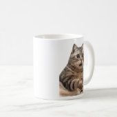 Geschokte Cat Meme Mok Dubbelzijdig (Voorkant rechts)